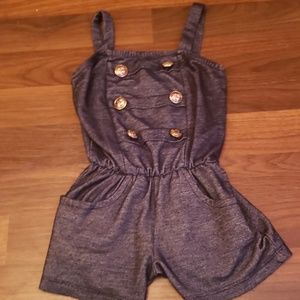 Lily Bleu 3t romper
